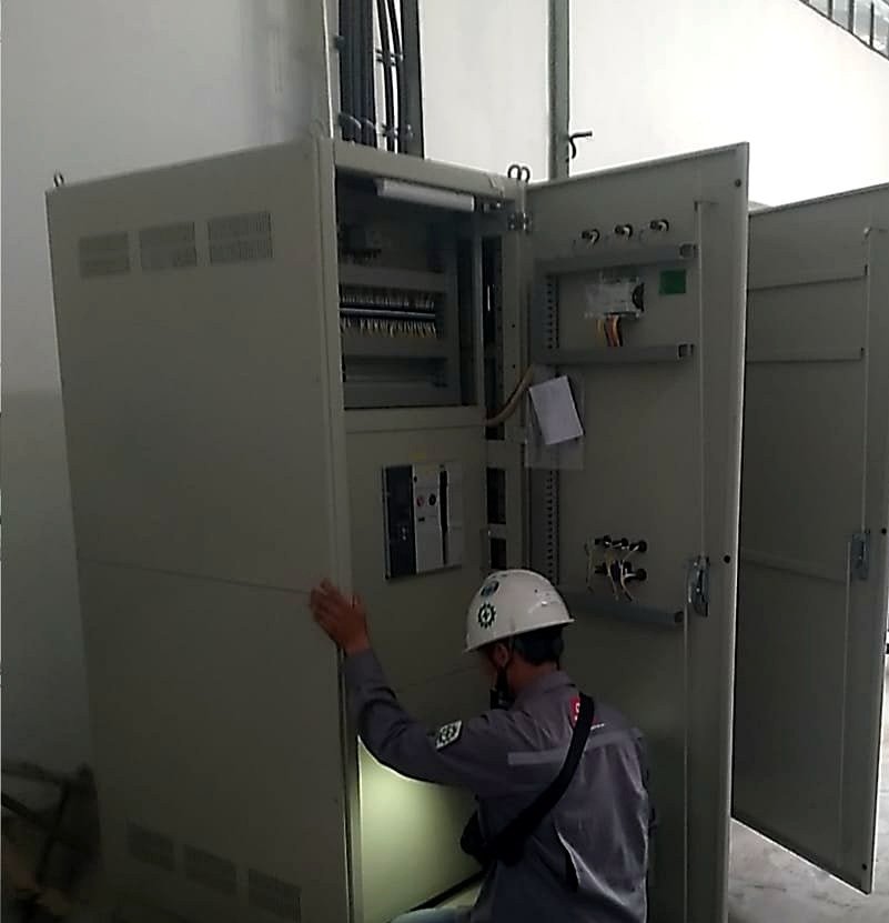 Electrical panel installation, Bandung factory