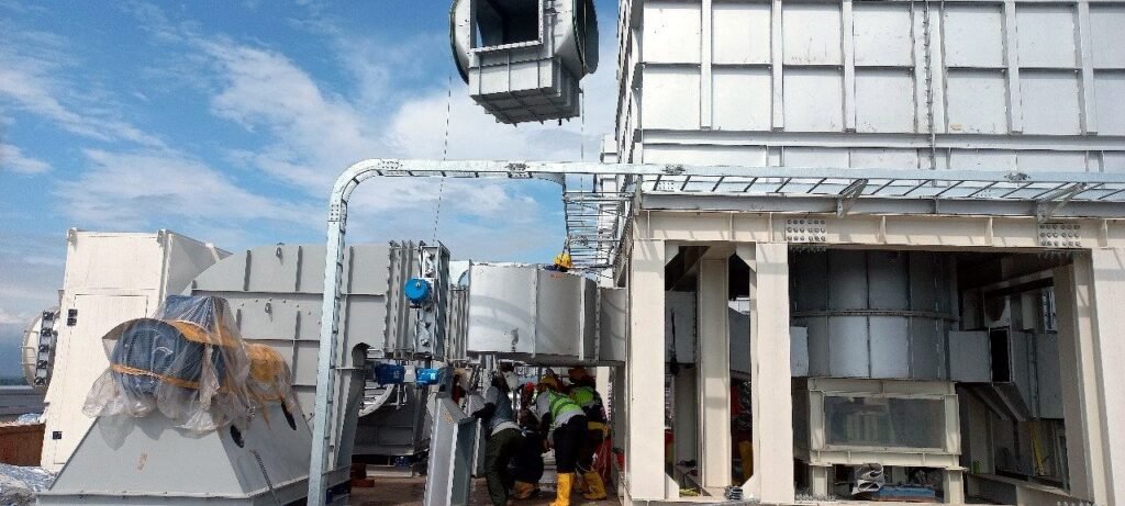 RTO ducting and equipment connections, Surabaya
